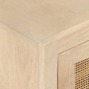 vidaXL tömör mangófa és vas TV-szekrény 110 x 30 x 40 cm