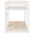 vidaXL fehér tömör fenyőfa emeletes ágy 90 x 200 cm