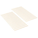 vidaXL Ágy lécek 32 db Természetes 90 x 6 x 1,3 cm Tömör fenyő