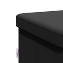 vidaXL fekete összecsukható PVC tárolópad