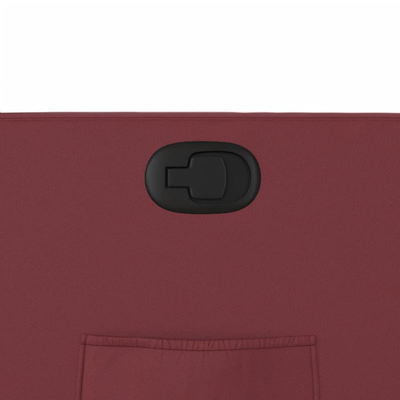 vidaXL bordó műbőr álló dönthetőfotel