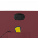 vidaXL bordó műbőr dönthető masszázs- és állófotel