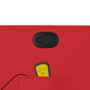 vidaXL piros műbőr dönthető masszázs- és állófotel