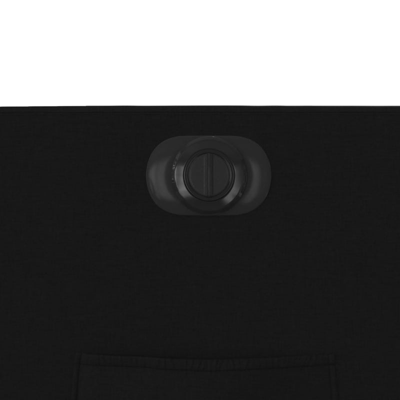 vidaXL fekete szövet elektromos dönthető fotel