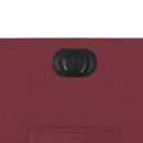 vidaXL bordó szövet elektromos dönthető fotel