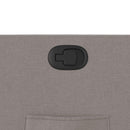 vidaXL tópszínű szövet felállást segítő dönthető fotel