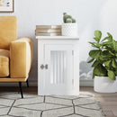 vidaXL fehér szerelt fa kutyaketrec 45 x 62 x 59 cm