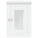 vidaXL fehér szerelt fa kutyaketrec 45 x 62 x 59 cm