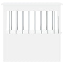 vidaXL fehér szerelt fa kutyaketrec 45 x 62 x 59 cm