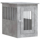 vidaXL betonszürke szerelt fa kutyaketrec 45 x 62 x 59 cm