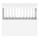 vidaXL fehér szerelt fa kutyaketrec 55 x 75 x 65 cm