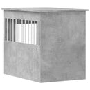 vidaXL betonszürke szerelt fa kutyaketrec 55 x 80 x 68 cm