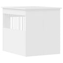 vidaXL fehér szerelt fa kutyaketrec 64,5 x 80 x 71 cm