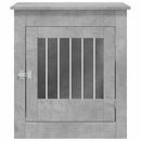 vidaXL betonszürke szerelt fa kutyaketrec 64,5 x 80 x 71 cm