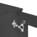 vidaXL VIKEN antracitszürke tömör fenyőfa magasszekrény 80x40x200 cm