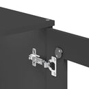 vidaXL VIKEN antracitszürke tömör fenyőfa magasszekrény 80x40x190 cm