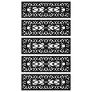 vidaXL lépcsőfokok 5 db 25x75 cm-es gumival