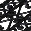 vidaXL Lépcsőfokok 10 db 25x75 cm gumival