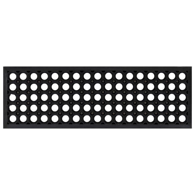 vidaXL Lépcsőfokok 10 db 25x75 cm gumival