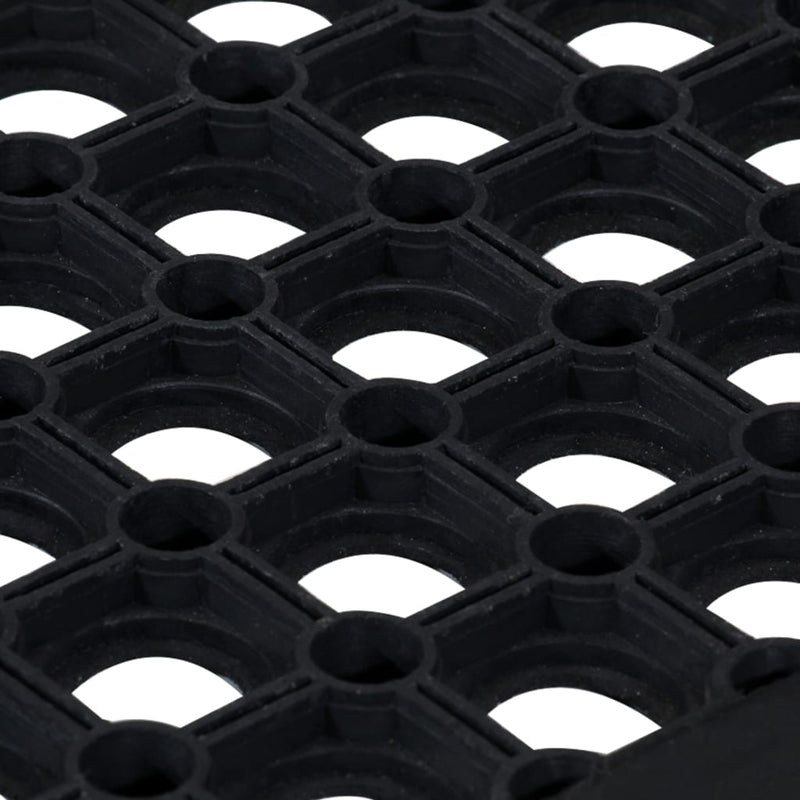 vidaXL Lépcsőfokok 10 db 25x75 cm gumival