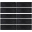 vidaXL Lépcsőfokok 10 db 25x75 cm gumival