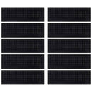 vidaXL Lépcsőfokok 10 db 25x75 cm gumival