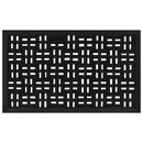 vidaXL négyszögletes gumi lábtörlő 45 x 75 cm