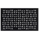 vidaXL négyszögletes gumi lábtörlő 45 x 75 cm