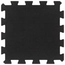 vidaXL 16 db fekete gumi padlólap 16 mm 30 x 30 cm