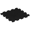 vidaXL 16 db fekete gumi padlólap 16 mm 30 x 30 cm