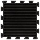 vidaXL 16 db fekete gumi padlólap 16 mm 30 x 30 cm
