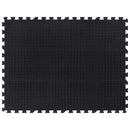 vidaXL fekete gumi padlólap 12 mm 90 x 120 cm