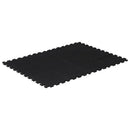 vidaXL fekete gumi padlólap 12 mm 90 x 120 cm