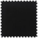vidaXL fekete gumi padlólap 12 mm 100 x 100 cm
