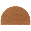 vidaXL ajtószőnyeg Natural Half Round 50x80 cm Tufting kókuszrost