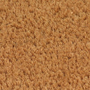 vidaXL természetes színű rojtos kókuszrost lábtörlő 100 x 200 cm