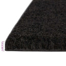 vidaXL 5 db fekete rojtos kókuszrost lábtörlő 40 x 60 cm