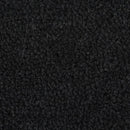 vidaXL ajtószőnyeg Fekete félkör 50x80 cm Tufting kókuszrostos szőnyeg