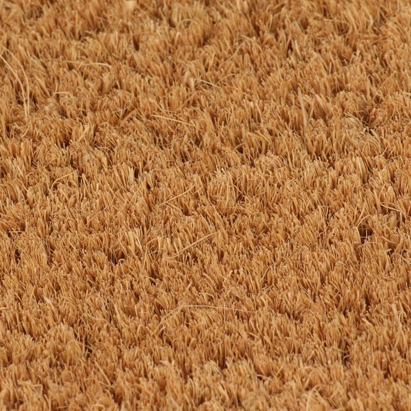 vidaXL ajtószőnyeg Natural Half Round 60x90 cm Tufting kókuszrost