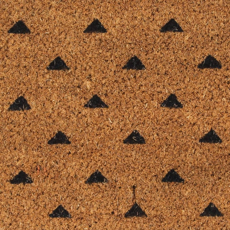 vidaXL természetes színű rojtos kókuszrost lábtörlő 40 x 60 cm