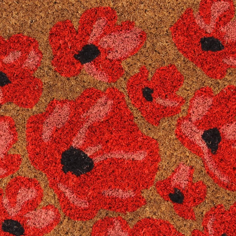 vidaXL természetes színű rojtos kókuszrost lábtörlő 40 x 60 cm