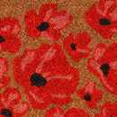 vidaXL természetes színű rojtos kókuszrost lábtörlő 45 x 75 cm