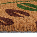 vidaXL természetes színű rojtos kókuszrost lábtörlő 45 x 75 cm