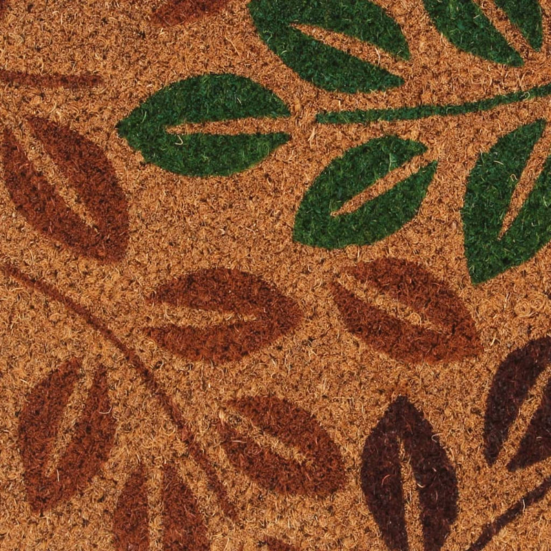 vidaXL természetes színű rojtos kókuszrost lábtörlő 45 x 75 cm