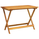 vidaXL összecsukható tömör akácfa kerti asztal 90 x 52,5 x 65 cm