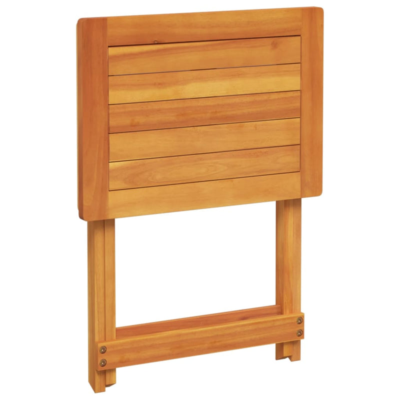 vidaXL tömör akácfa összecsukható kerti asztal 50 x 36 x 60 cm