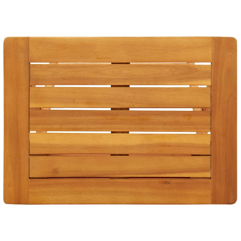 vidaXL tömör akácfa összecsukható kerti asztal 50 x 36 x 60 cm