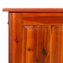 vidaXL barna tömör akácfa tárolóláda fedéllel