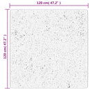 vidaXL HUARTE antracit rövid szálú puha és mosható szőnyeg 120x120 cm