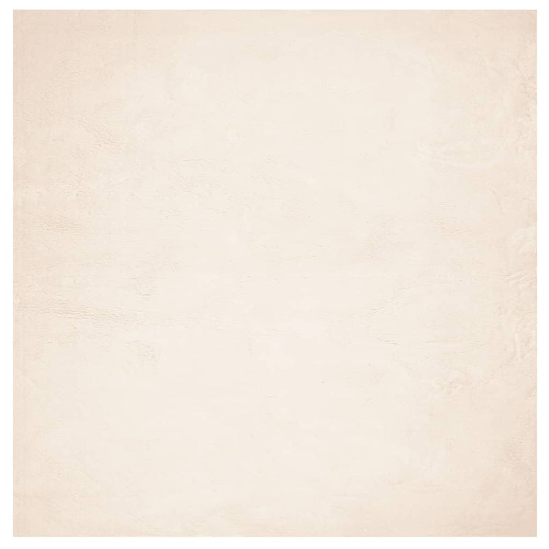 vidaXL HUARTE bézs rövid szálú puha és mosható szőnyeg 120 x 120 cm